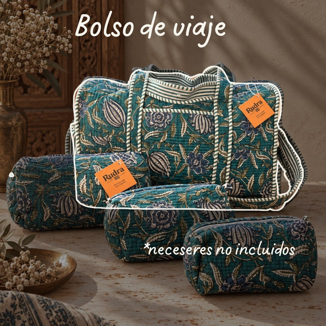 Bolsa de viaje acolchada Godavari - Rudra Textil