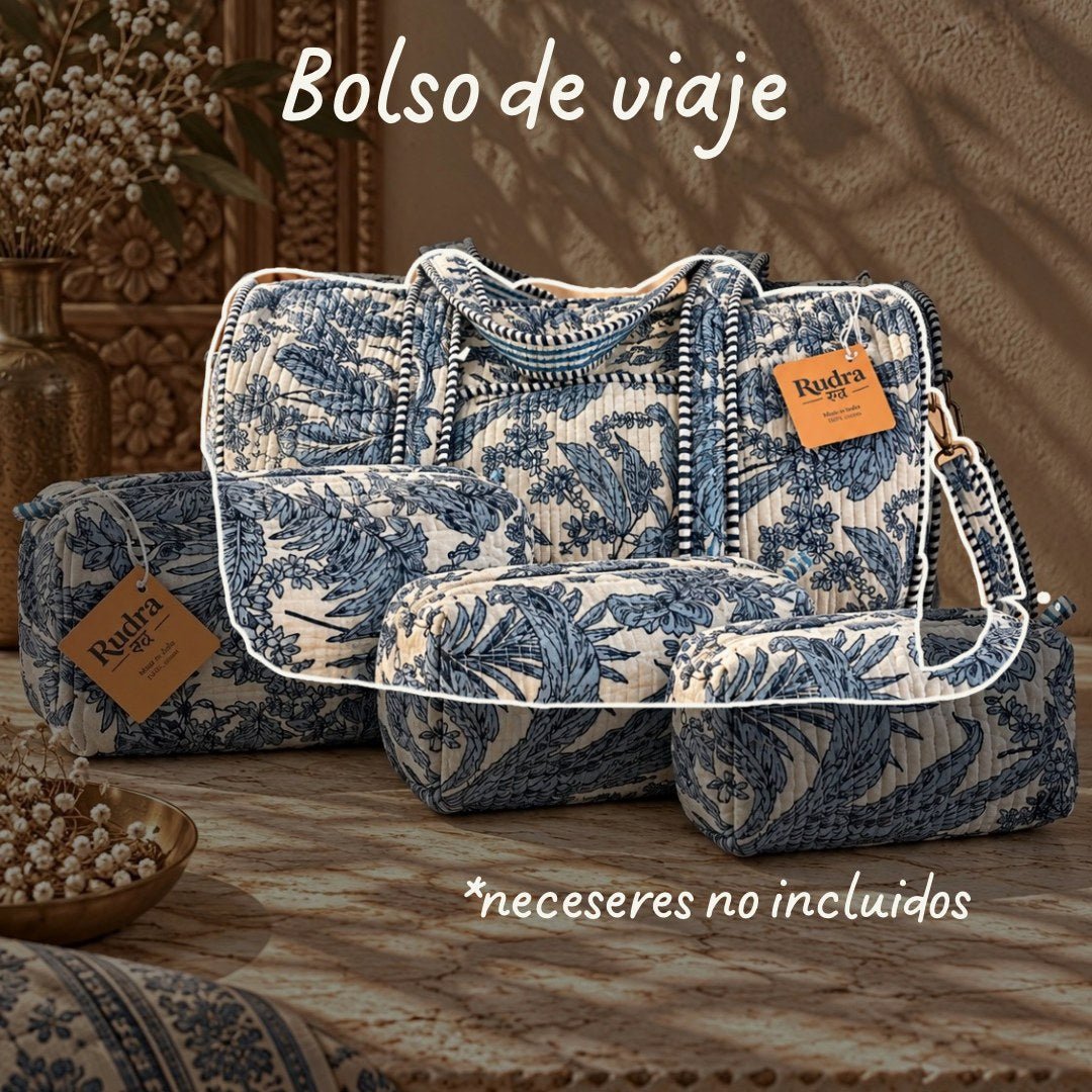 Bolsa de viaje acolchada Mahanadi - Rudra Textil