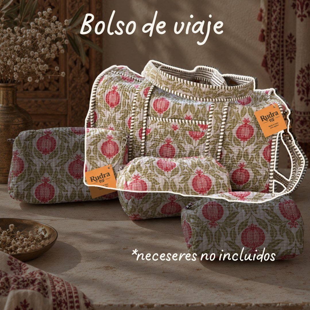Bolsa de viaje acolchada Periyar - Rudra Textil