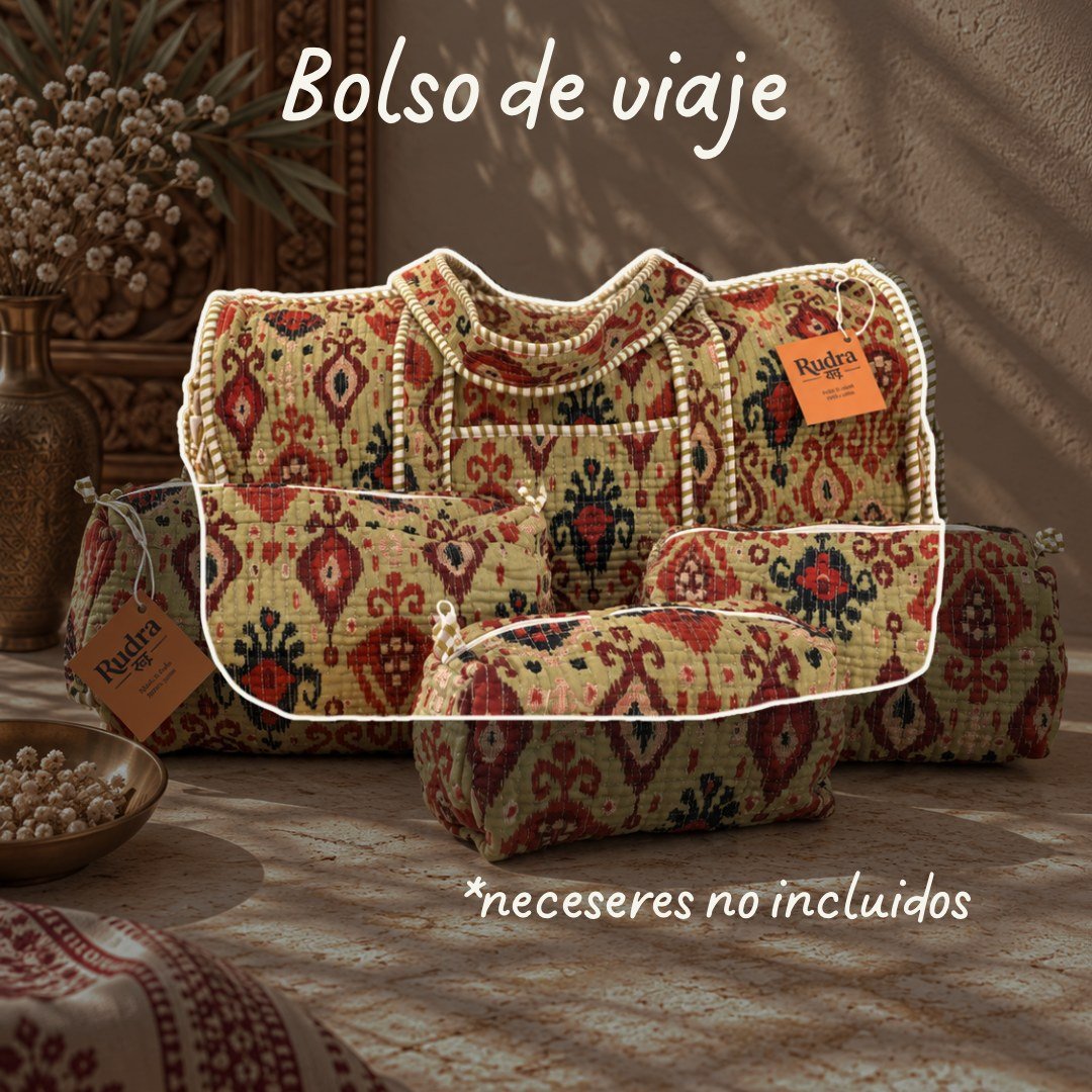 Bolsa de viaje acolchada Tapti - Rudra Textil