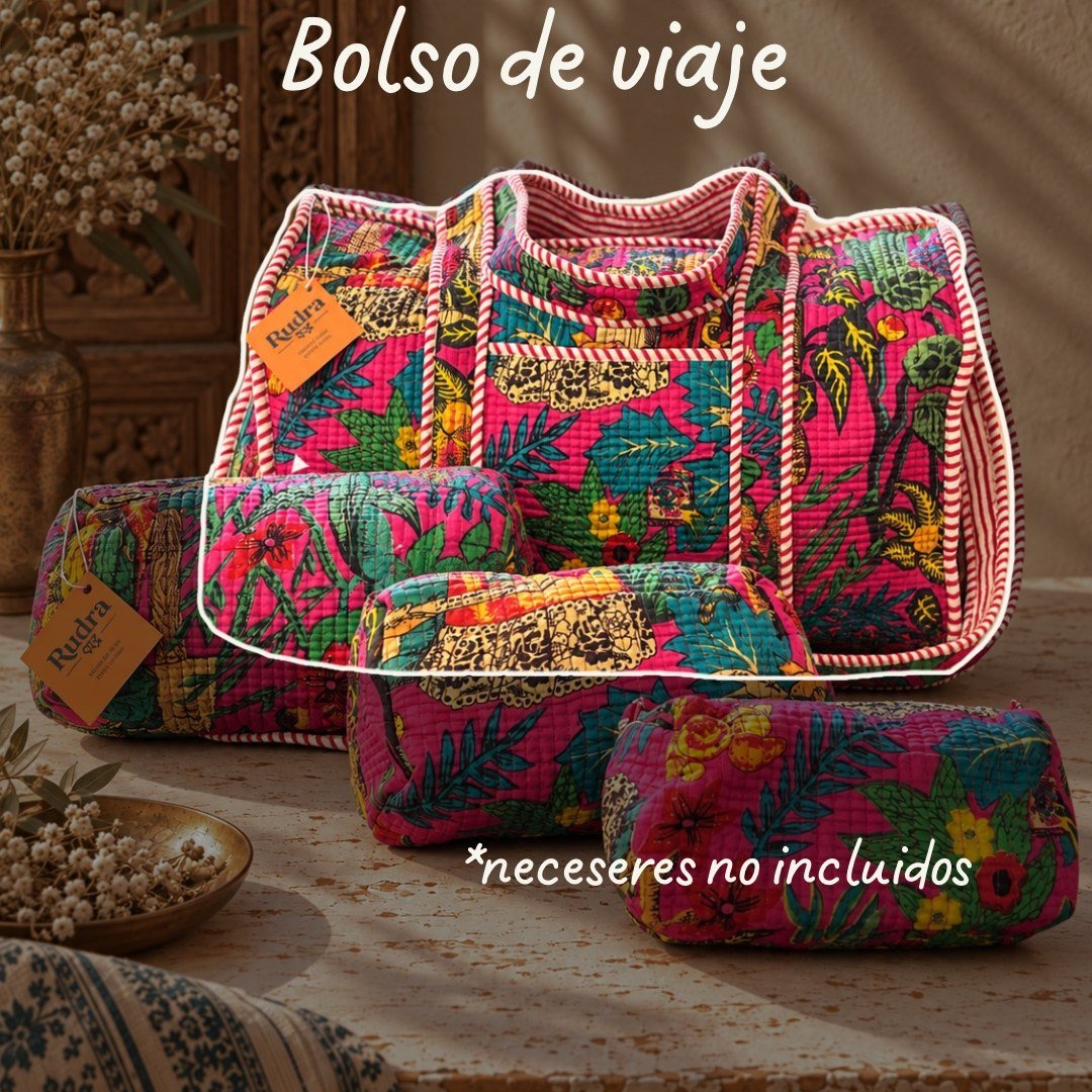 Bolsa de viaje acolchada Teesta - Rudra Textil