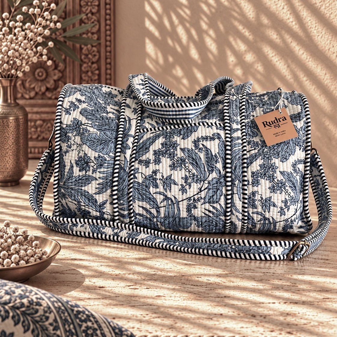 Set de 3 neceseres acolchados Mahanadi - Rudra Textil