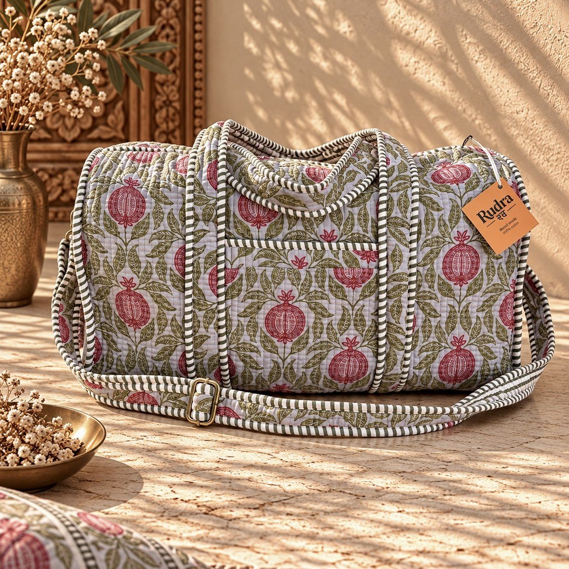 Set de 3 neceseres acolchados Periyar - Rudra Textil