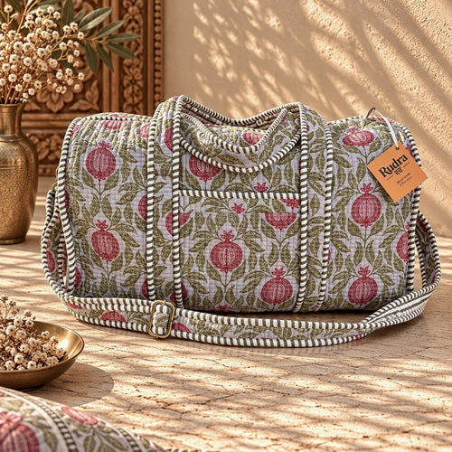 Set de 3 neceseres acolchados Periyar - Rudra Textil