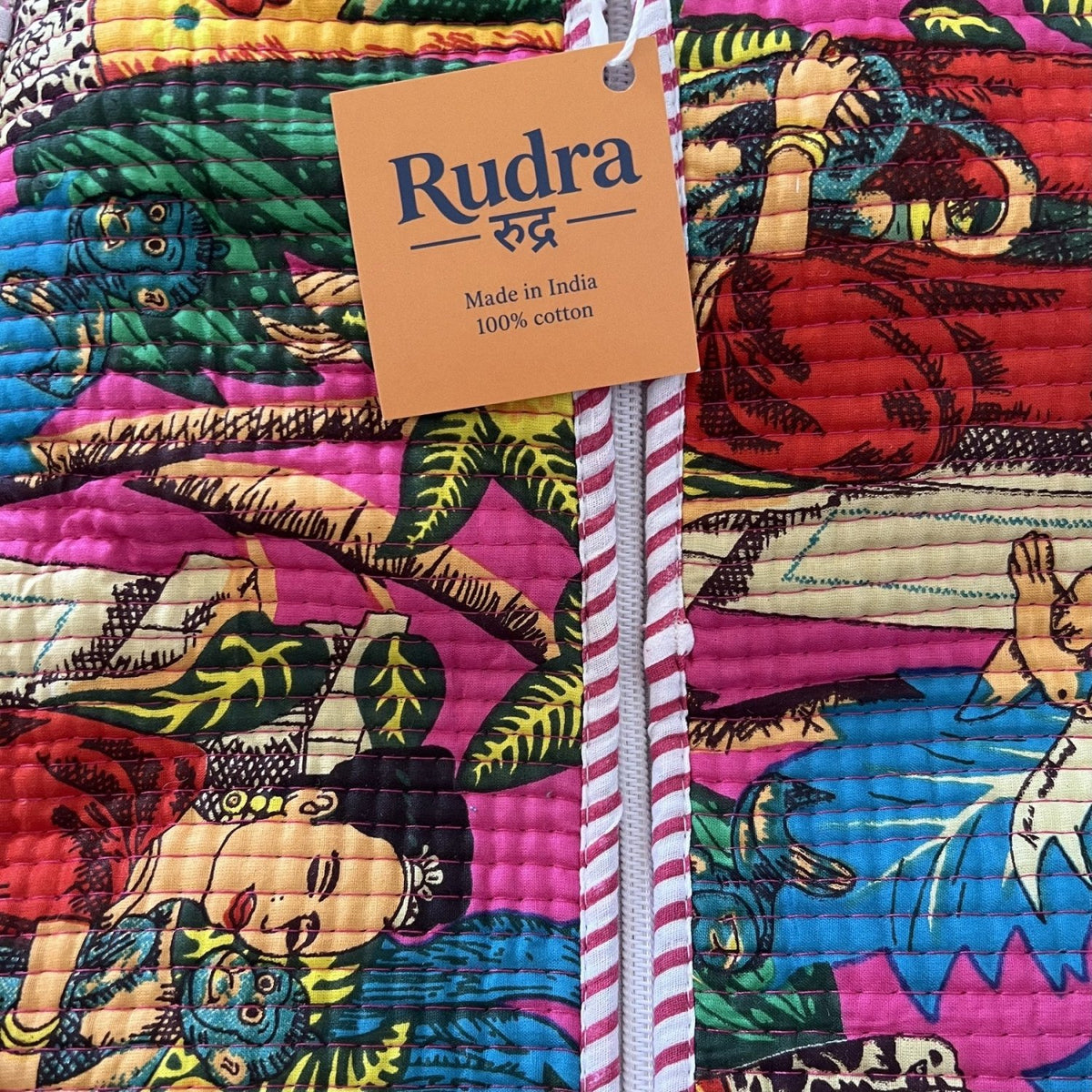 Set de 3 neceseres acolchados Teesta - Rudra Textil