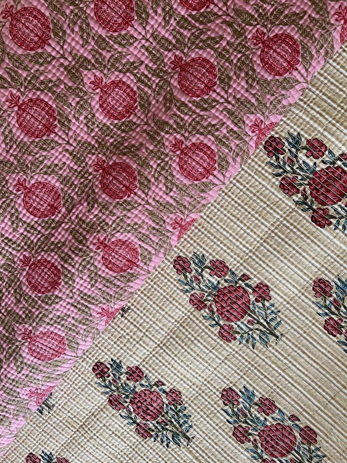 Tela acolchada doble cara Bundi - Rudra Textil