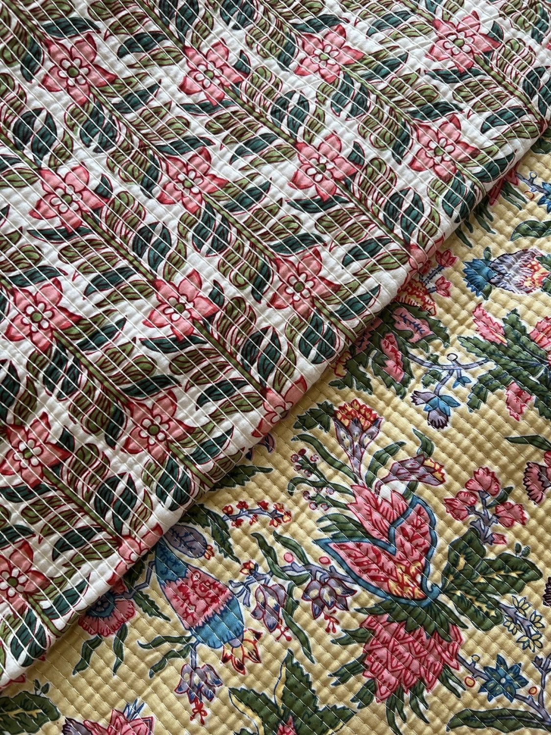 Tela acolchada doble cara Hampi - Rudra Textil