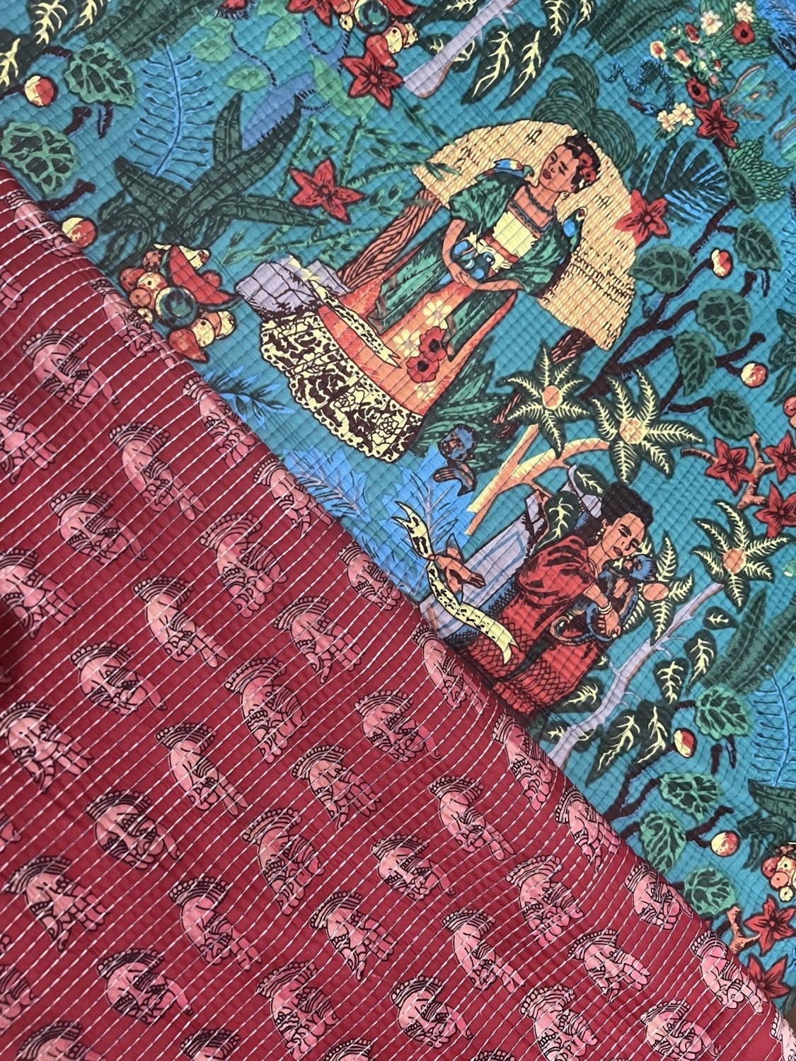 Tela acolchada doble cara Varanasi - Rudra Textil