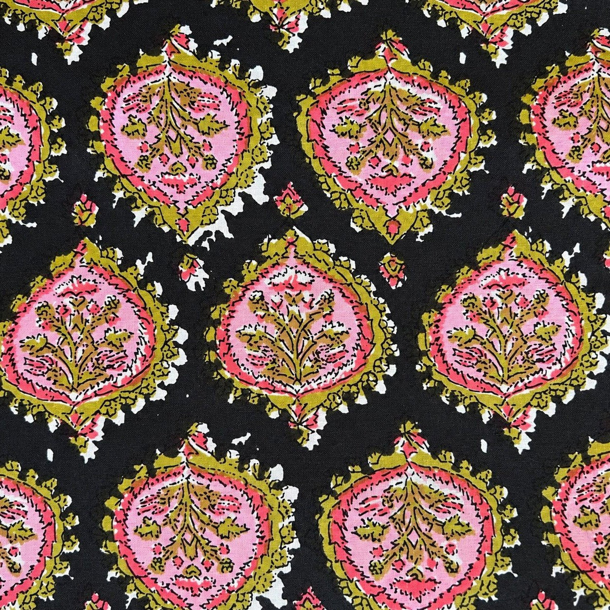 Tela de algodón estampada Anís - Rudra Textil