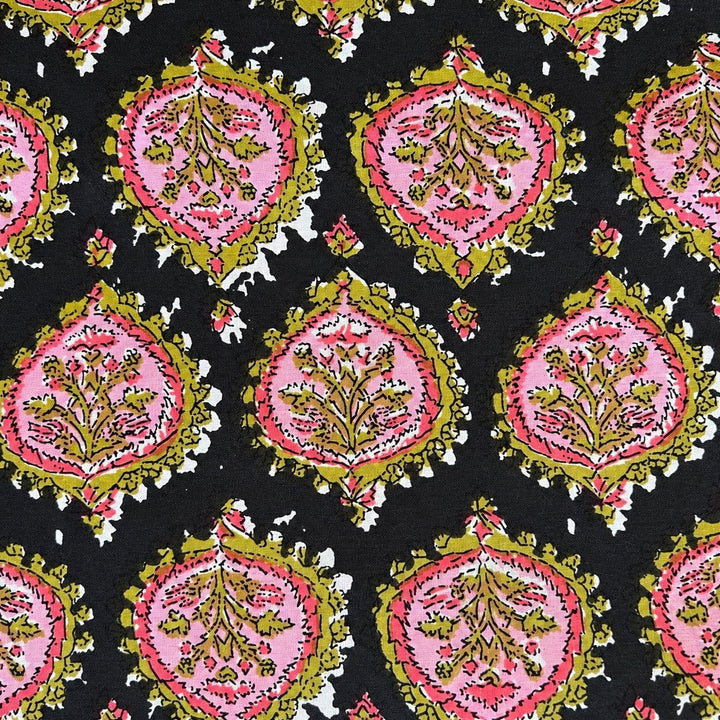 Tela de algodón estampada Anís - Rudra Textil