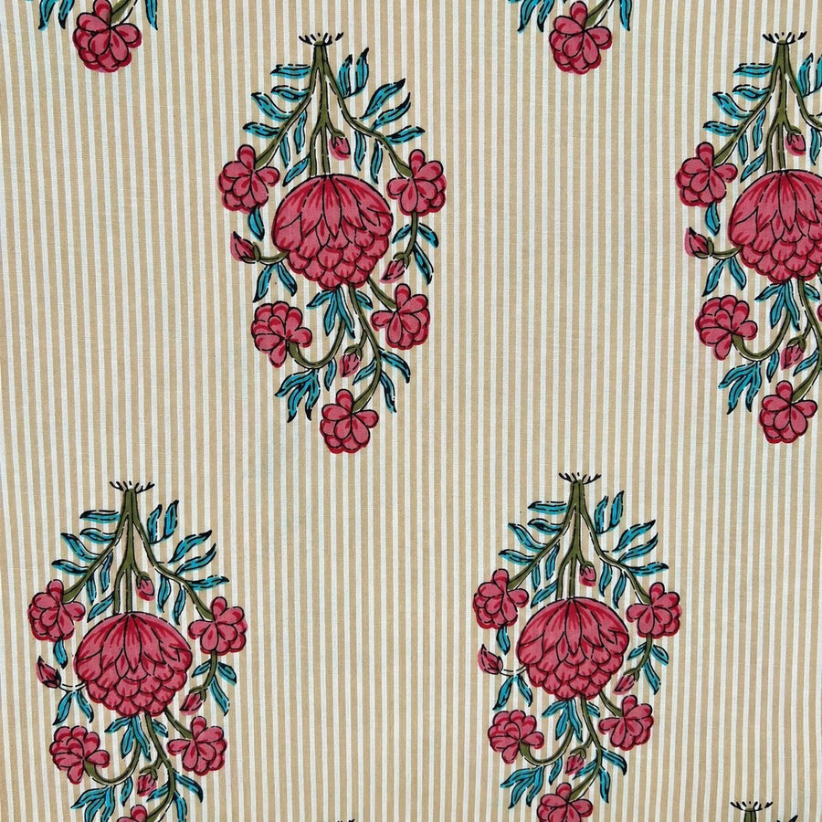 Tela de algodón estampada Cardamomo - Rudra Textil
