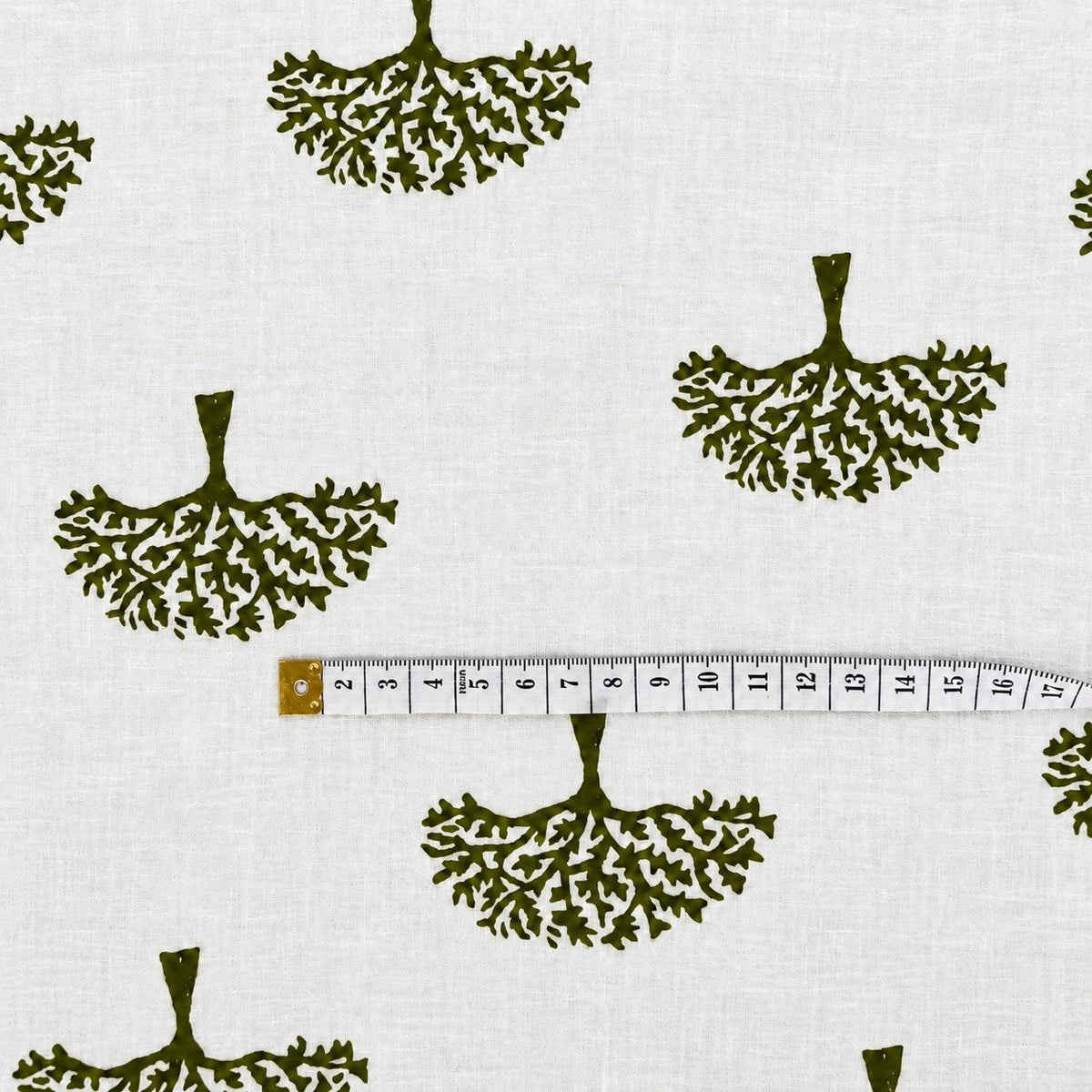 Tela de algodón estampada Laurel - Rudra Textil