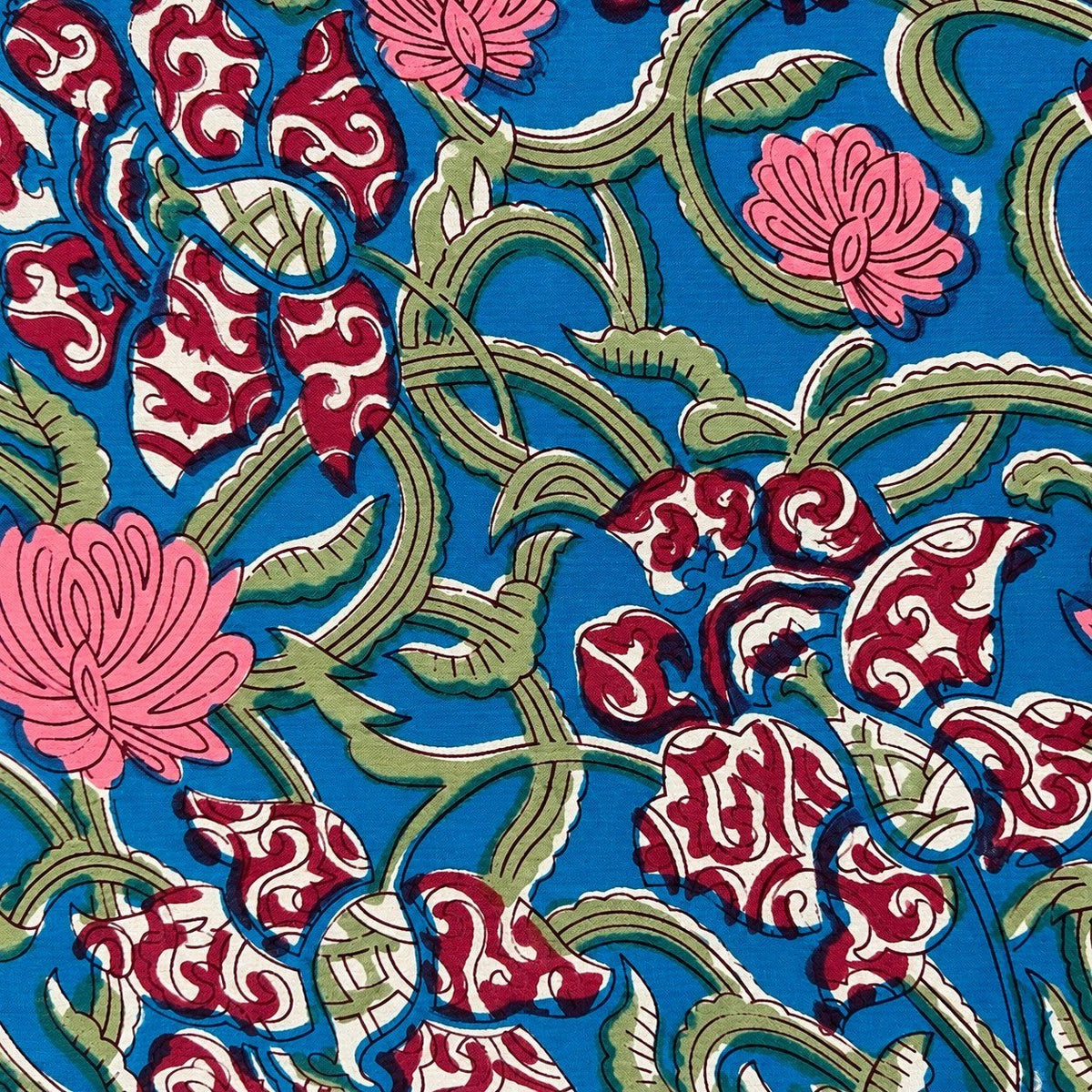 Tela de algodón estampada Sumac - Rudra Textil