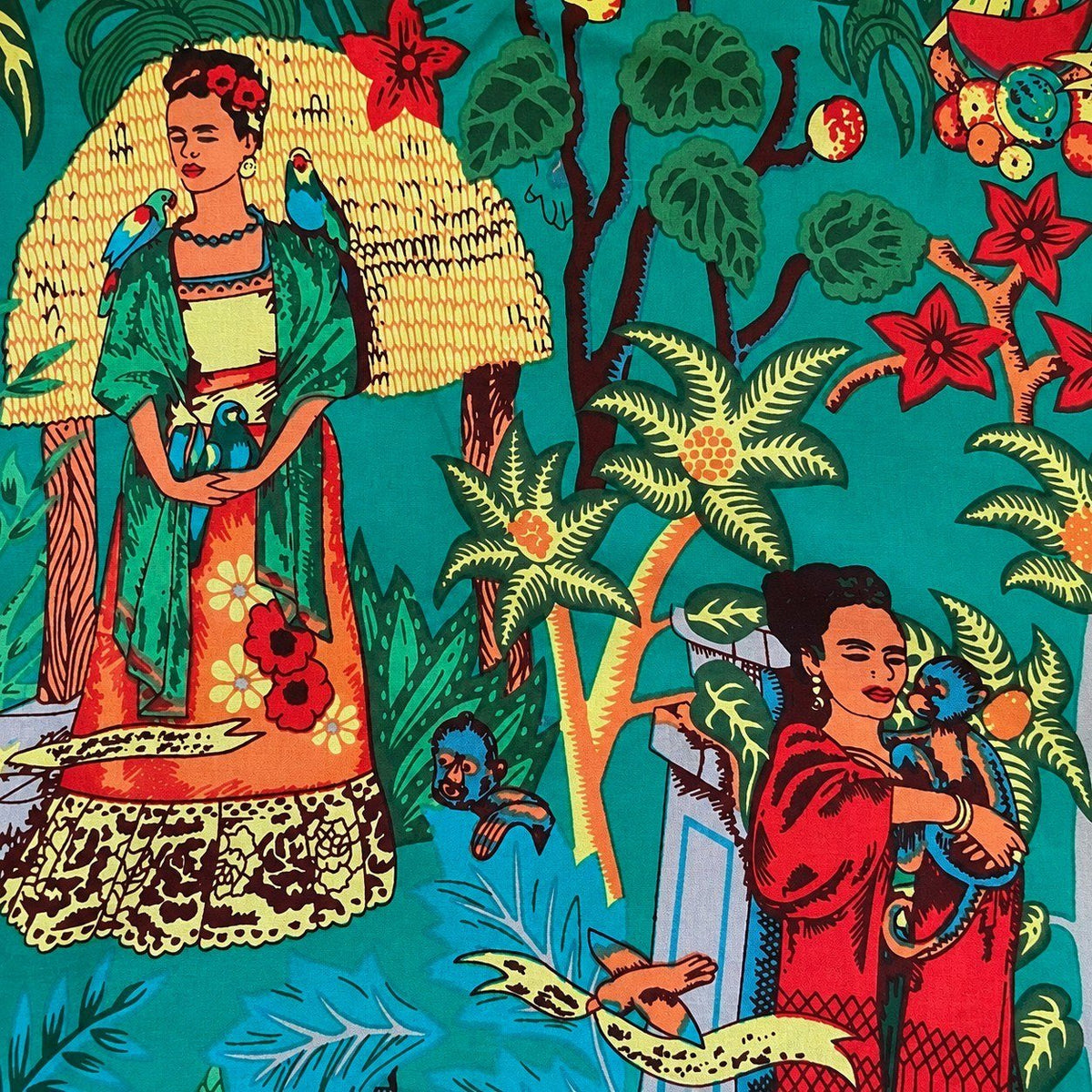 Tela de algodón estampada Tamarindo - Rudra Textil