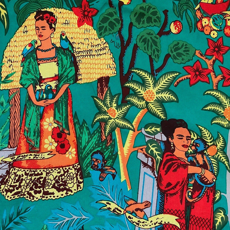 Tela de algodón estampada Tamarindo - Rudra Textil