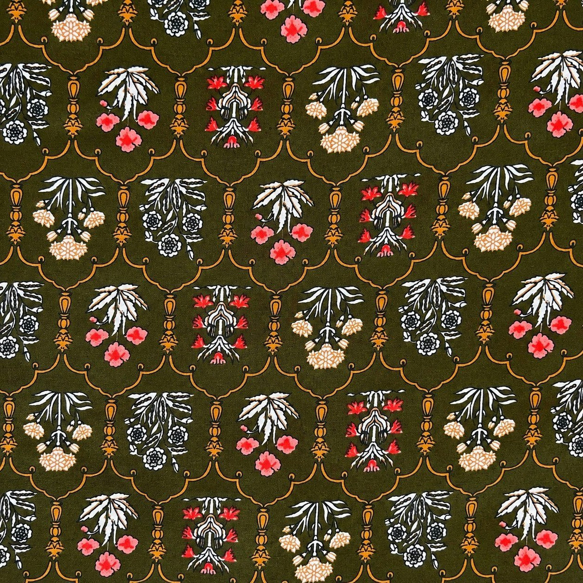Tela de algodón estampada Tomillo - Rudra Textil