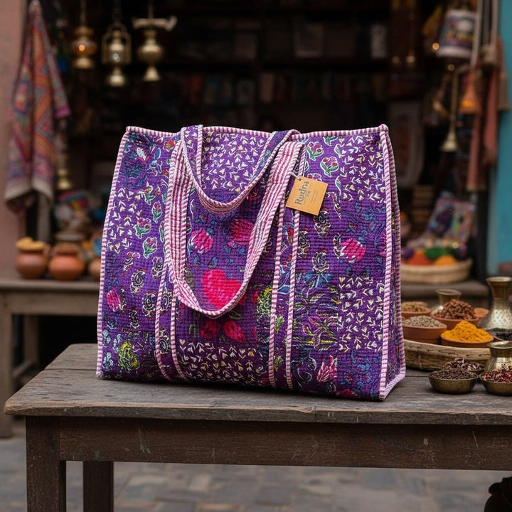 Tote bag acolchada Shivling - Rudra Textil